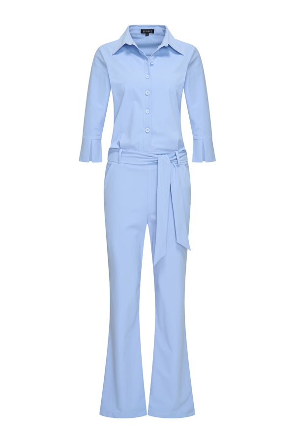 Mi Piace Jumpsuit Slaight Heavy Lavender Blue MP202154A